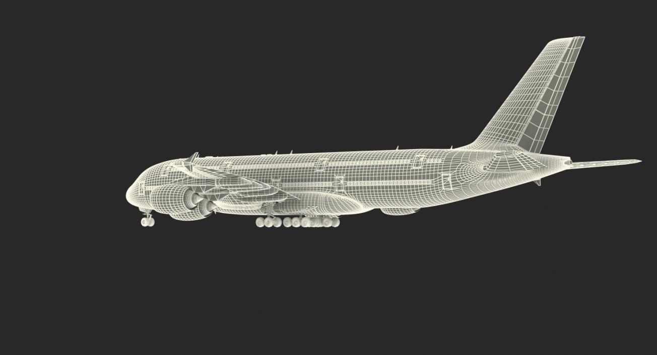 Airbus A380-1000 Air France 3D